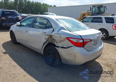 2016 Toyota Corolla Le из США, поврежденный, VIN 2T1BURHE8GC591826